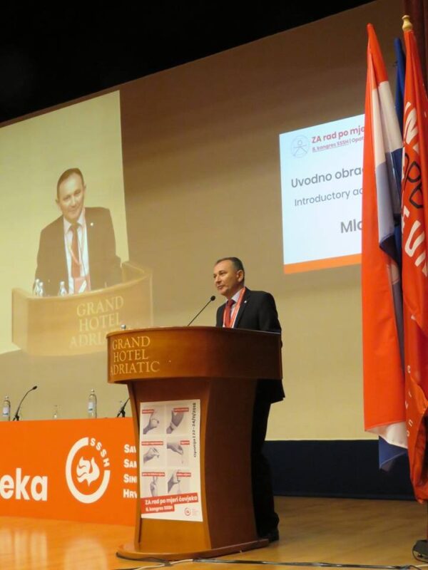 Osmi kongres SSSH: ZA rad po mjeri čovjeka – novo povjerenje Mladenu Novoselu