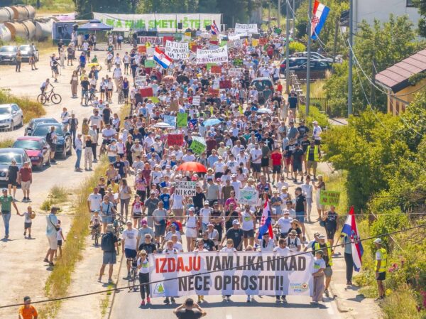 Podrška sindikalnih središnjica prosvjedu “Hodaj za Liku, hodaj za Hrvatsku!”